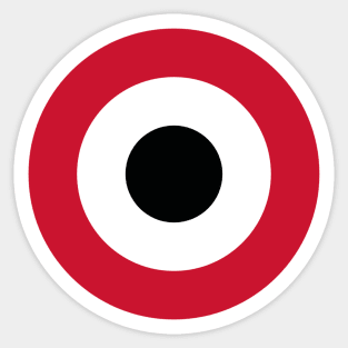 Manchester United Red White Black Roundel Sticker